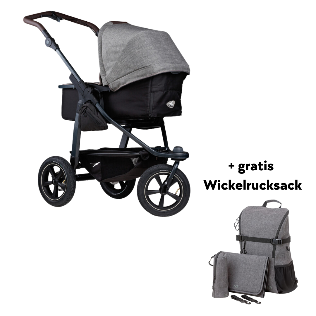 TFK Mono 2 Kombikinderwagen inkl. gratis Wickelrucksack Lufträder – Premium Grau – TFK Mono 2 Kombikinderwagen inkl. gratis Wickelrucksack Lufträder Premium Grau bei babybrands.de kaufen ✓ sicher, einfach & bequem online bestellen ✓